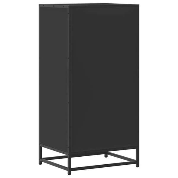 Maison Exclusive - Skohylde sort 48x38x97,5 cm ingeniørtræ Svart
