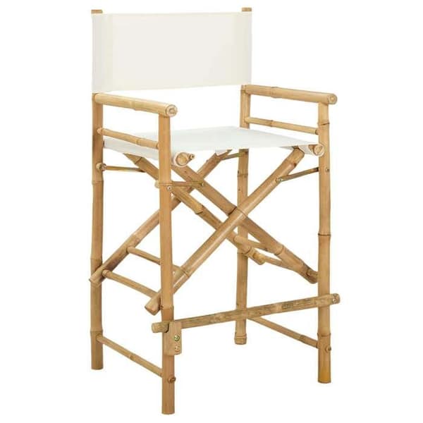 Maison Exclusive - Foldbar direktørstol 2 stk Naturlig bambus Naturlig (bambu)