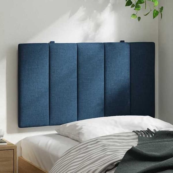 Päätytyyny - MAISON EXCLUSIVE - Hanko - Sininen 90 cm - Polyesterikangas - Polypropeenikuitupehmuste blå