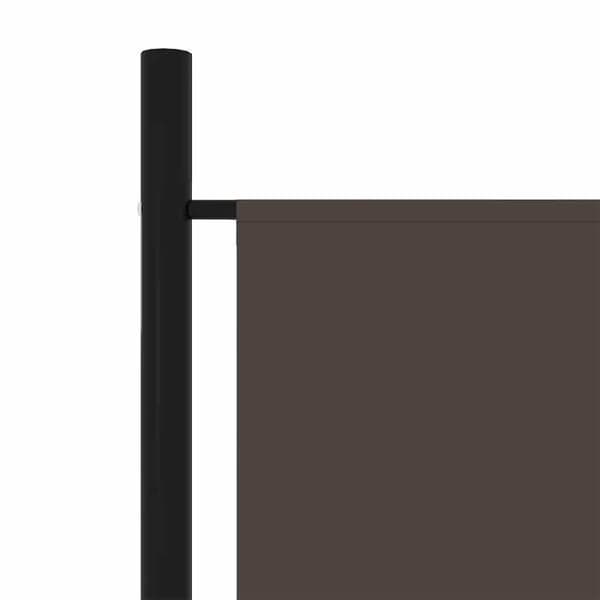 Maison Exclusive - Avskiljande vägg 3 paneler Brun 150x180 cm