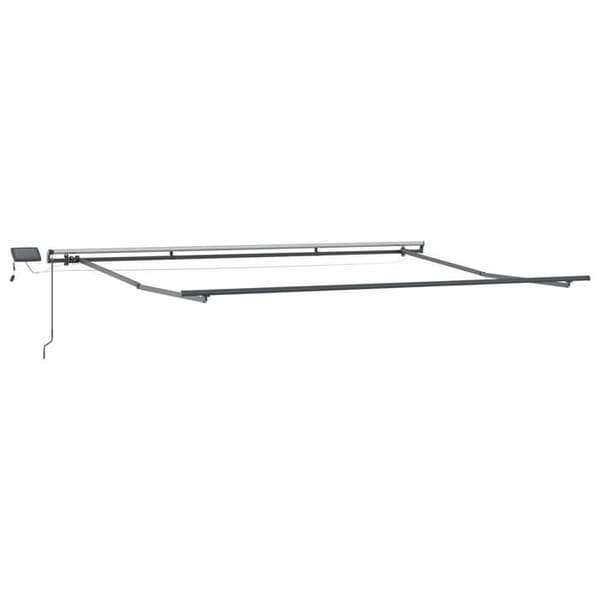 Maison Exclusive - Fällbart Markis Multicolor 450 × 350 cm Tyg och Aluminium