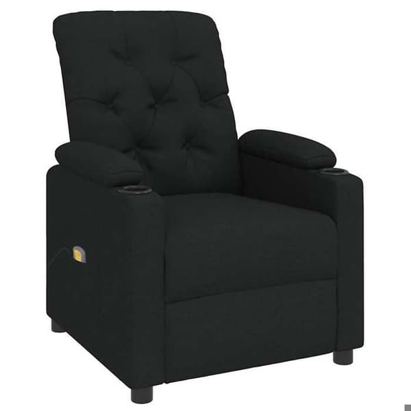 Maison Exclusive - Musta kangasmassagetuoli