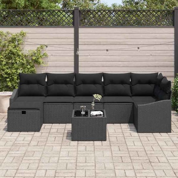 Maison Exclusive - 8-delars soffgrupp i polyrotin
