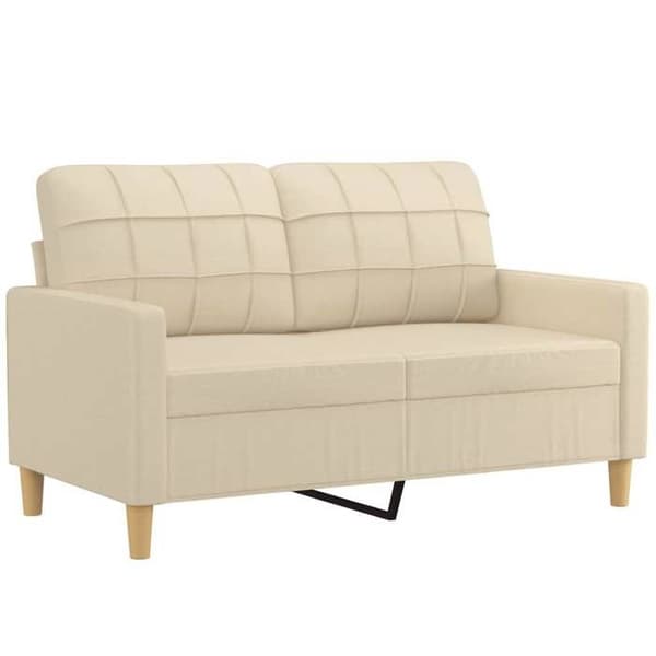 Maison Exclusive - Sæt af 4 sofaer med puder Creme Stof