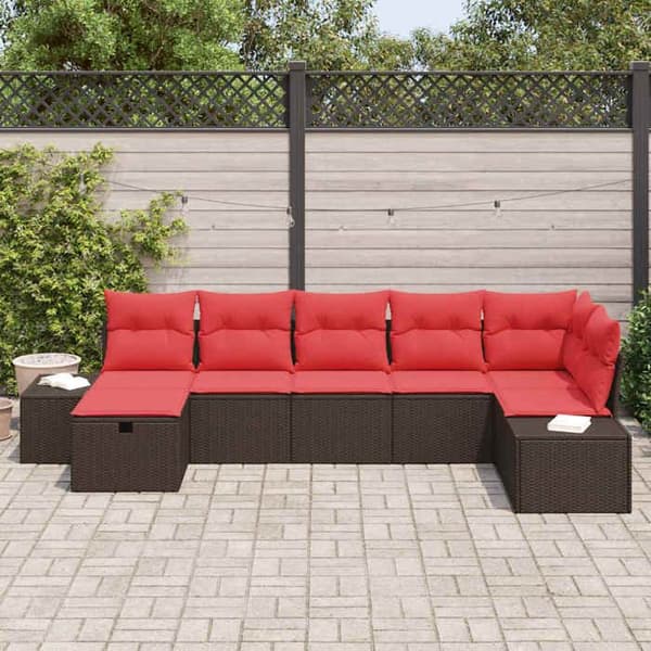 Maison Exclusive - 4-delars soffgrupp i polyrotin