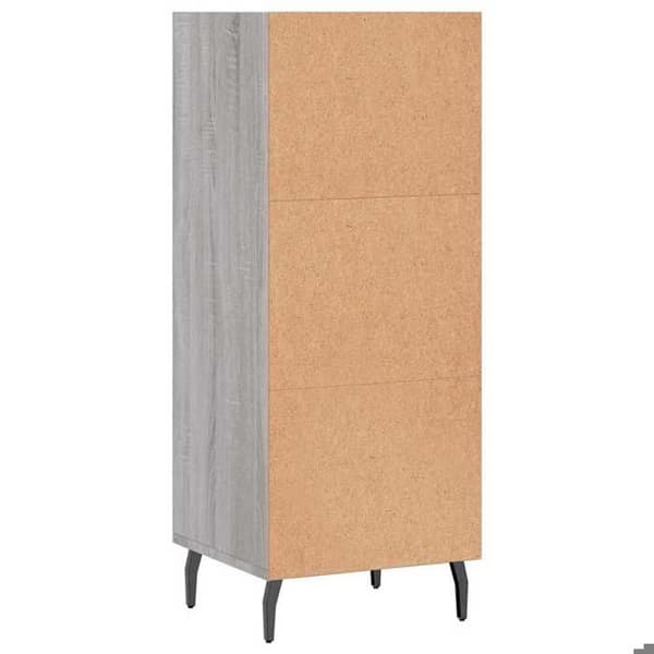 Maison Exclusive - Buffé Sonoma Grå 34,5x32,5x90 cm Ingenjörsträ