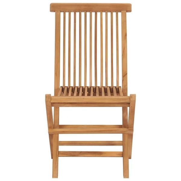 Maison Exclusive - 6 dele sammenklappelige stole i massiv teak