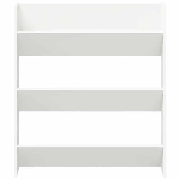 Maison Exclusive - Väggmonterade skåp för skor 2 st Vit 80x18x90 cm Agglomerat