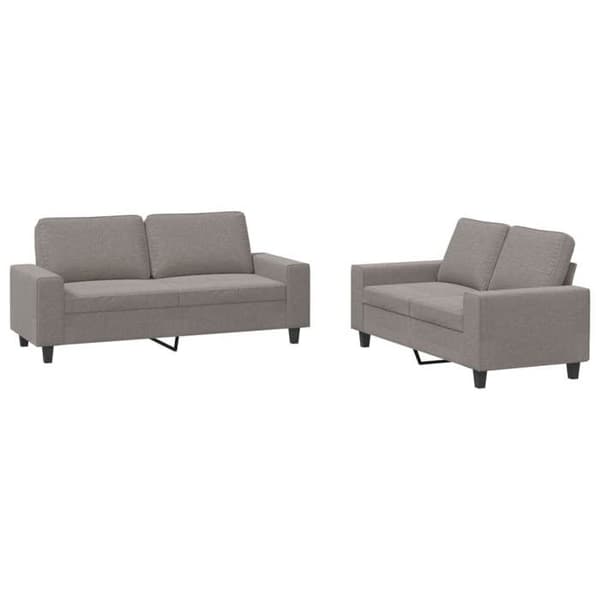 Maison Exclusive - 2-delat soffset i taupe tyg Mol