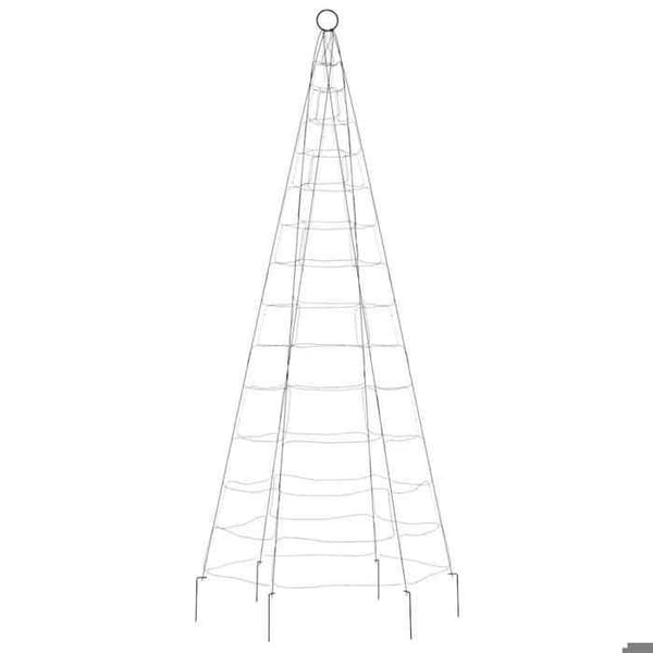 Maison Exclusive - LED-julgran 200 LED vit 180 cm Vit