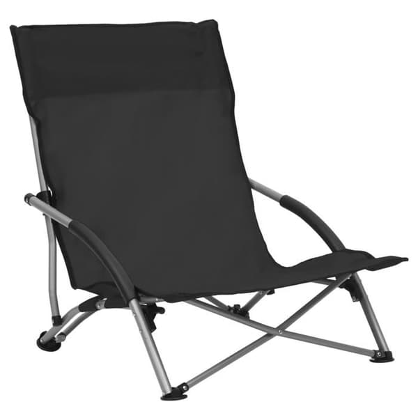 Maison Exclusive - 2 stk. sorte stof klapstole