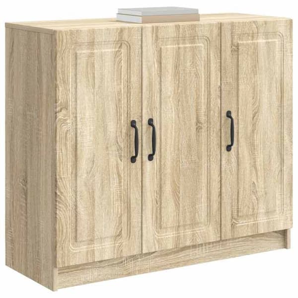 Maison Exclusive - Buffet Eg Sonoma 89 x 34,5 x 77 cm Ingeniørtræ