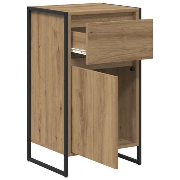 Maison Exclusive - Buffet Eg håndværk 43 x 36 x 75,5 cm Ingeniørtræ