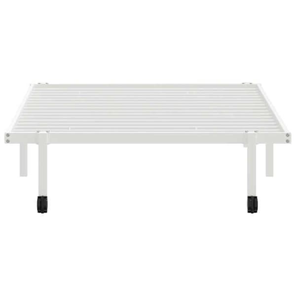 Sengestel - EKSKLUSIV HUS - 107x203 cm - Stål - Sammenklappelig - Lamelseng Vit
