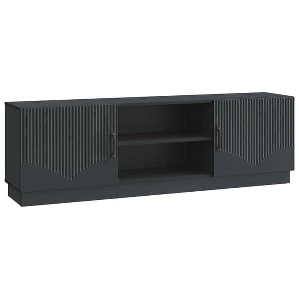 Maison Exclusive - TV-møbel Sort 150 x 31 x 47 cm Ingeniørtræ