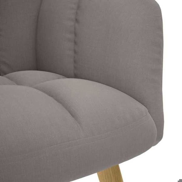 Avkopplingsfåtölj - EXKLUSIV HEM - Avkopplingsstol - Polyester tyg - Trä- och metallram - Polstrad sits Mol