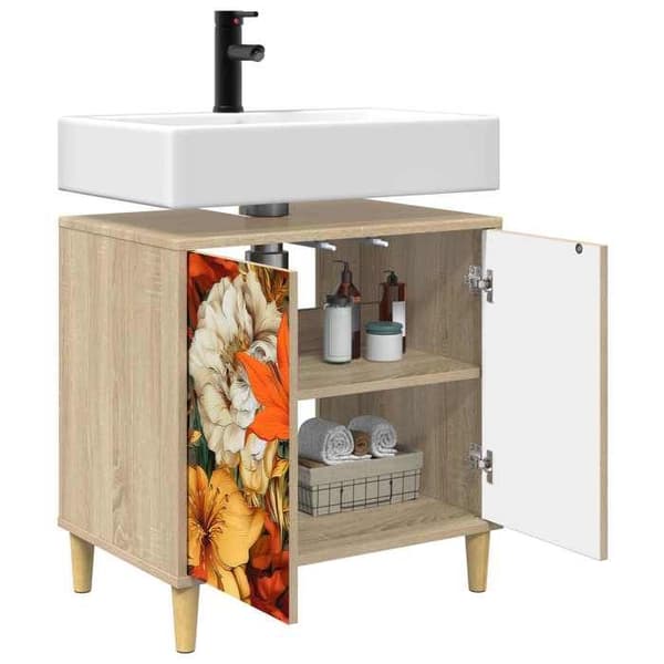 Maison Exclusive - Badeværelsesskab GENNEP Sonoma 60 x 40 x 60 cm