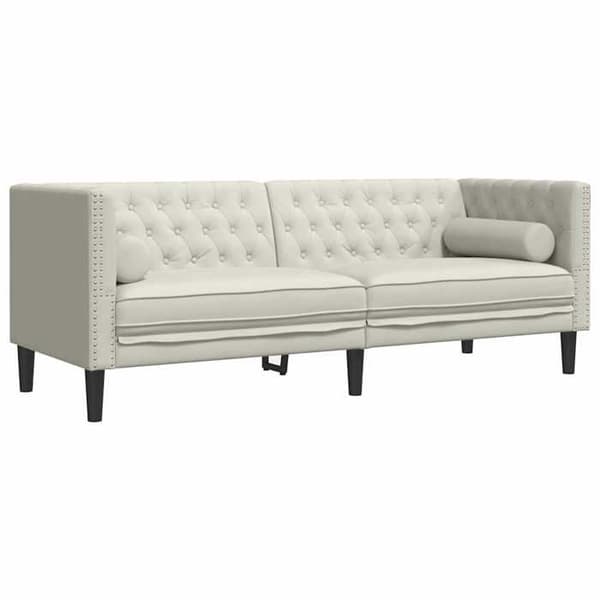 Maison Exclusive - Chesterfield-soffgrupp med 2 st kuddar i sammet Ej specificerat
