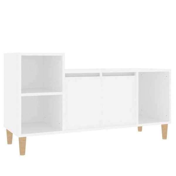 Maison Exclusive - TV-møbel Hvid 100x35x55 cm Ingeniørtræ Vit