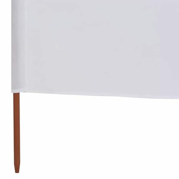 Maison Exclusive - Skärm 6 paneler Tyg 800 x 80 cm Vit