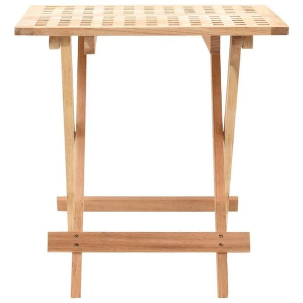 Maison Exclusive - Sammenklappeligt sidebord 50 x 50 x 49 cm i massiv valnød