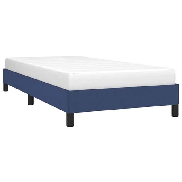 Maison Exclusive - Sengestel uden madras blå 80x200 cm stof