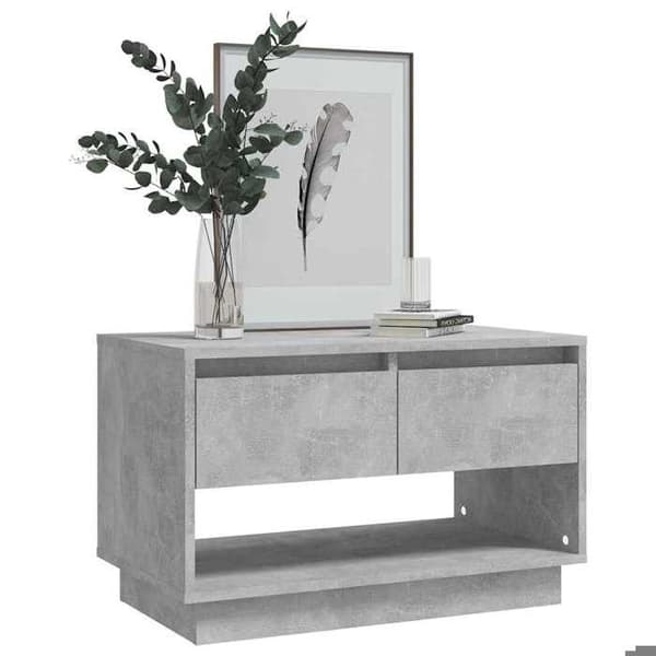 Maison Exclusive - TV-møbel grå beton 70x41x44 cm ingeniørtræ