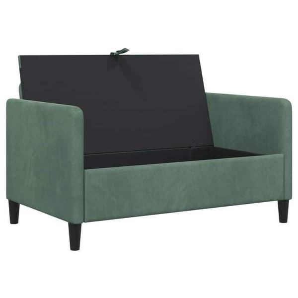 Maison Exclusive - Soffa med förvaring Grön Hav 122 x 78 x 87 cm Polyester
