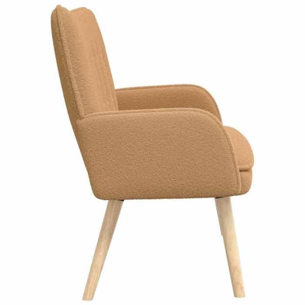 Maison Exclusive - Soffa 2 platser Beige 115 x 61 x 87 cm Bouclé beige