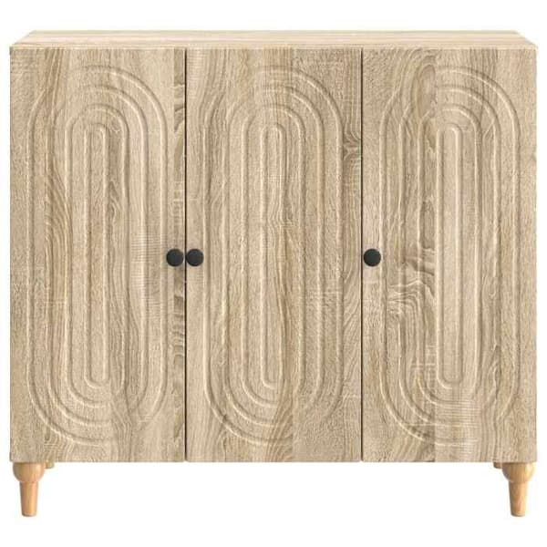 Maison Exclusive - Buffet Eg Sonoma 89 x 34,5 x 80 cm Ingeniørtræ