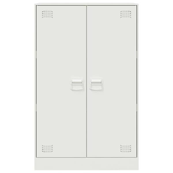Maison Exclusive - Buffé vit 67x39x107 cm stål