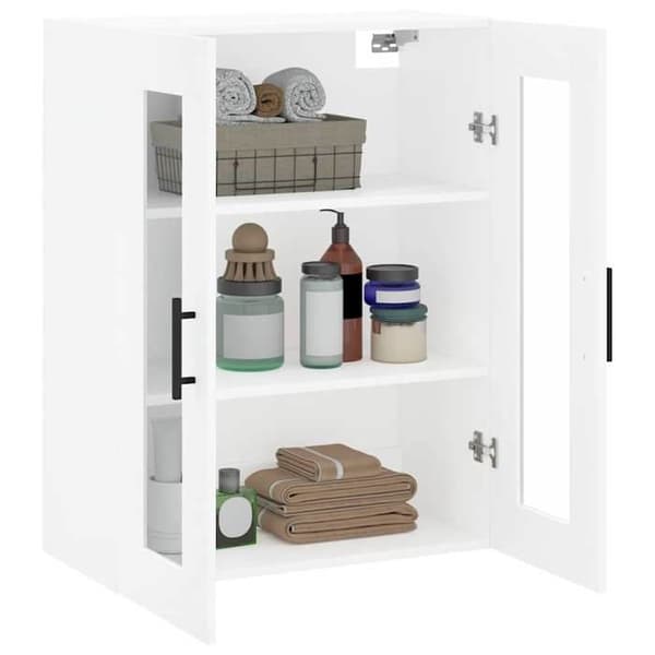 Maison Exclusive - Väggskåp vit 69,5x34x90 cm