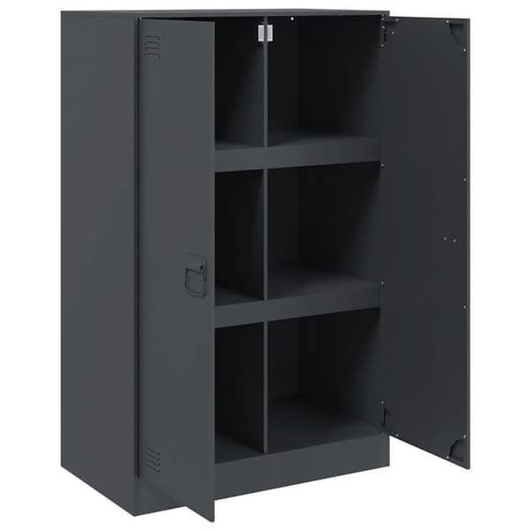 Maison Exclusive - Buffet antracit 67x39x107 cm stål antracit