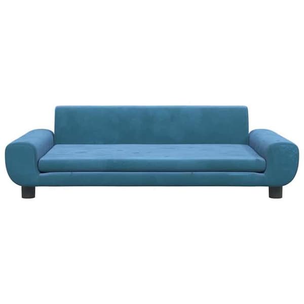 Maison Exclusive - Hundsäng blå 100x54x33 cm sammet blå