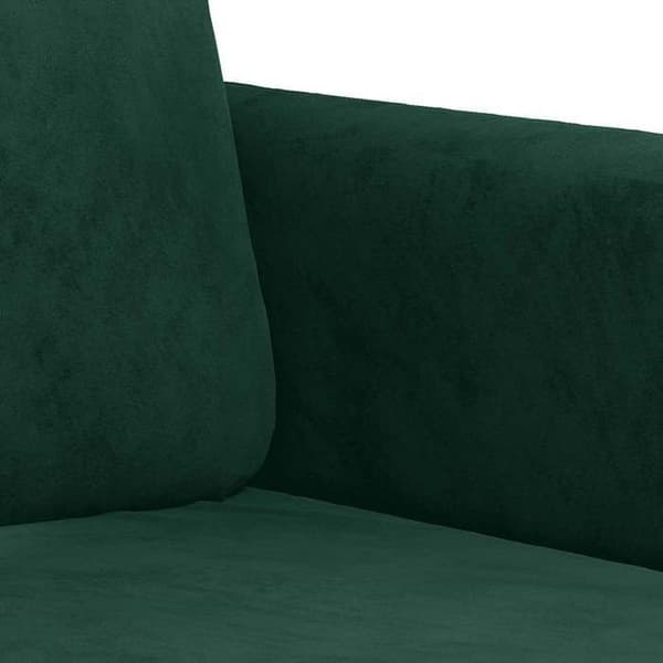 Maison Exclusive - Soffa 2-sits Grön mörk 140 cm Sammet Mörkgrön