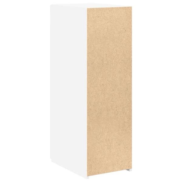 Maison Exclusive - Hvidt buffet 30x42,5x93 cm ingeniørtræ Vit