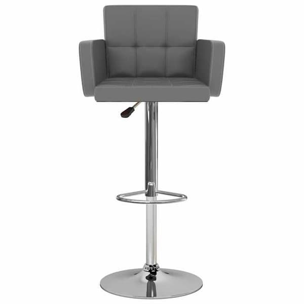Maison Exclusive - Barstolar set om 2 grå konstläder