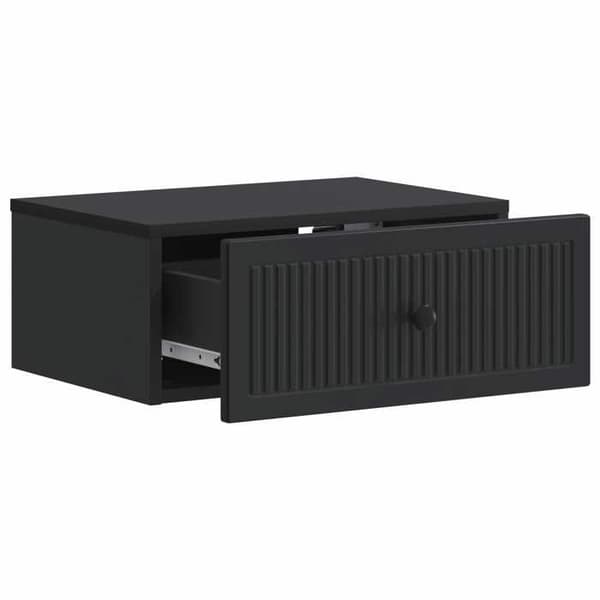 Maison Exclusive - Natbord 2 dele Sort 49 x 34,5 x 20 cm