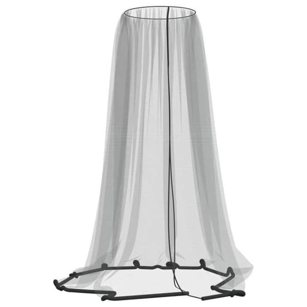 Maison Exclusive - Myggenet til parasol 220 net sort Φ300x230 cm