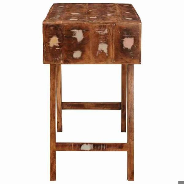 Maison Exclusive - Sminkbord Brun 90 x 76 x 45 cm Återvunnet Trä Solid brun
