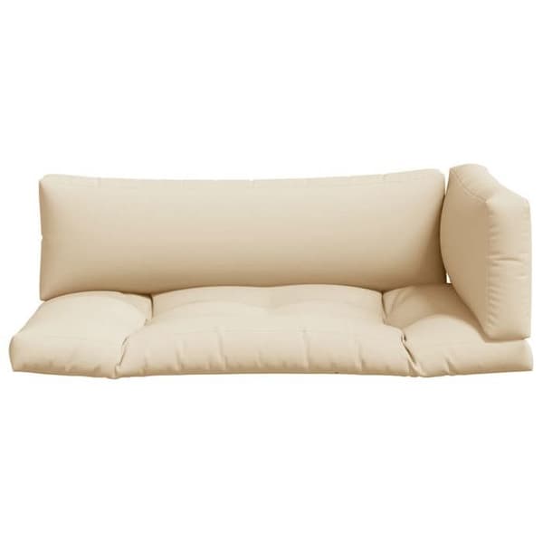 Pallkuddar - EXKLUSIV HEM - Set om 3 - Beige - Polyester - Håliga fibrer beige