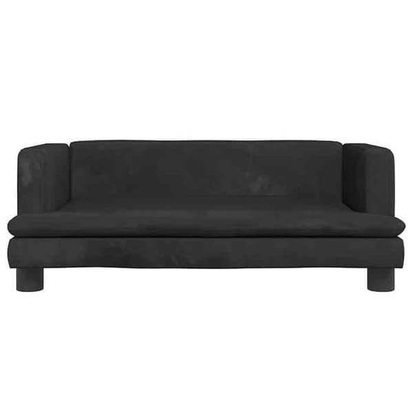 Maison Exclusive - Sort hundeseng 80x45x30 cm i velour svart