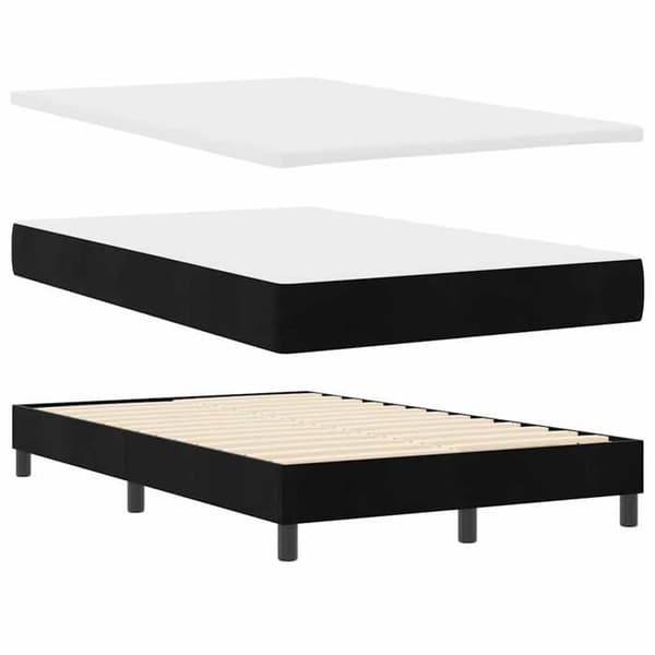 Maison Exclusive - Jousipatja musta 120 x 190 cm sametti