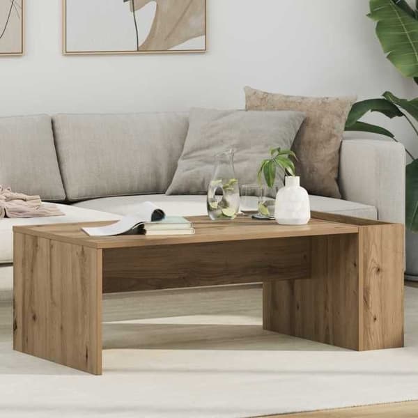 Bord - EKSKLUSIV HUS - 95 x 50 x 34 cm - Ingeniørtræ - Rektangulær - Brun
