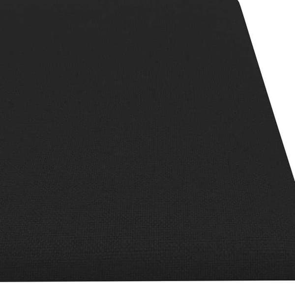 Maison Exclusive - Væghovedgærde 12 stk 60 x 15 cm Sort stof