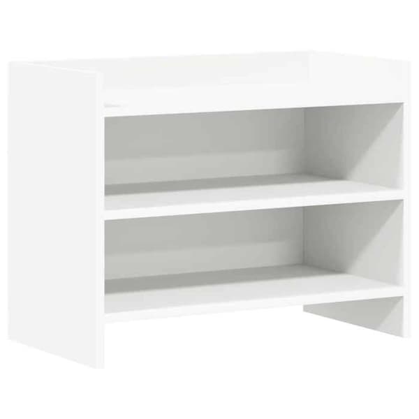 Maison Exclusive - TV-möbel 60 x 33 x 47 cm Vit Ingenjörsträ Vit