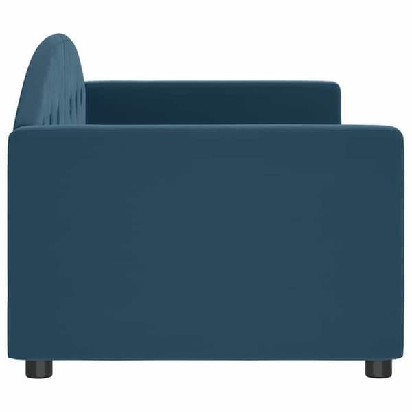 Maison Exclusive - Sängsoffa utan madrass blå 80x200 cm sammet Blå