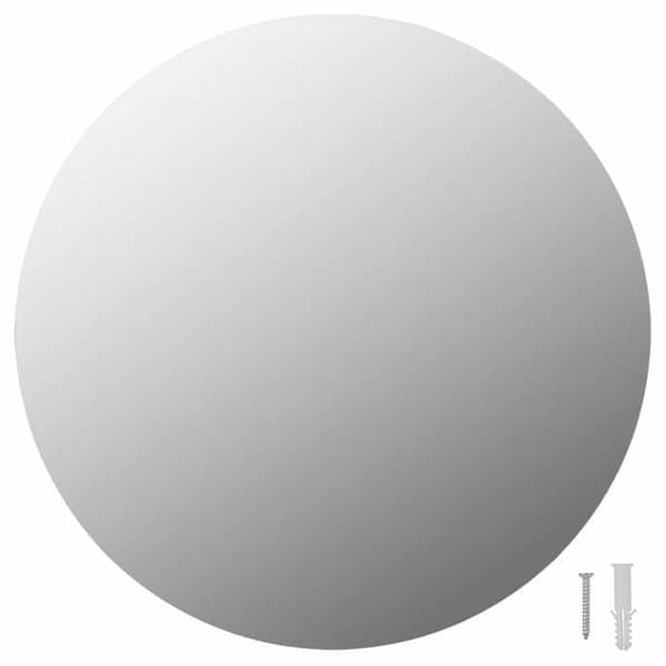 Maison Exclusive - Väggspegel 2 st 40 cm Rund Glas