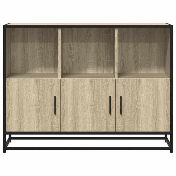 Maison Exclusive - Buffé ek sonoma 100x35x76 cm ingenjörsträ