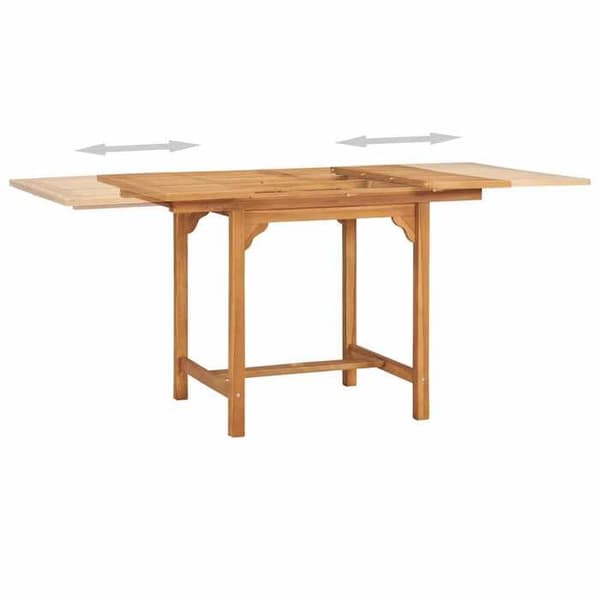Maison Exclusive - Havegruppe 7 stk Massivt teaktræ